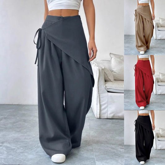 Relaxed Wide-Leg Pants - Accessorizeyourvibe