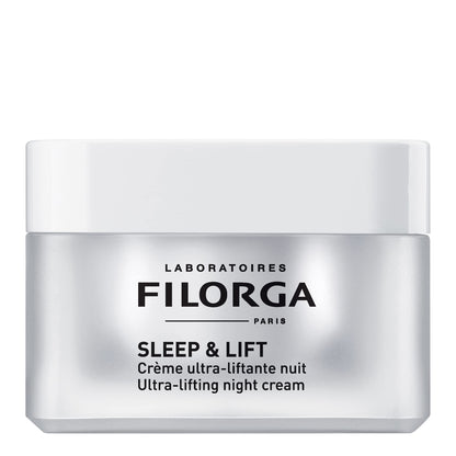 Front view of a Filorga Sleep & Lift night cream jar