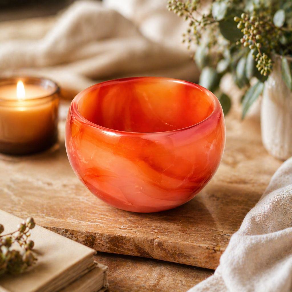 Healing Crystal Tea Cup — Natural Energy Ritual Mug