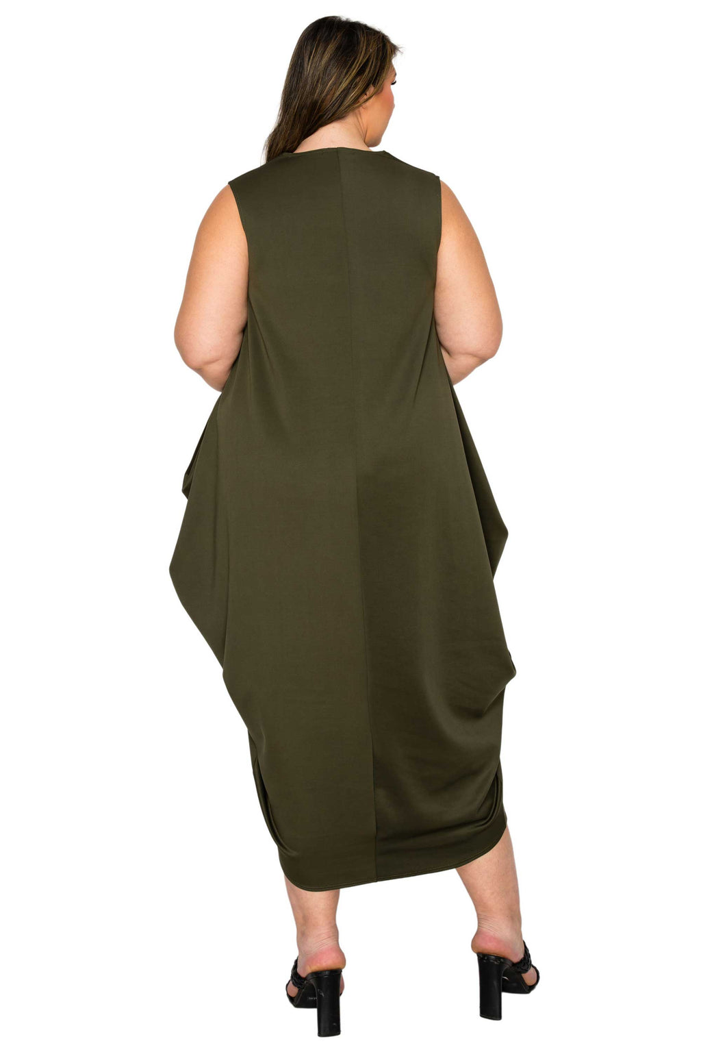 Clover Sleeveless Bubble Hem Dress