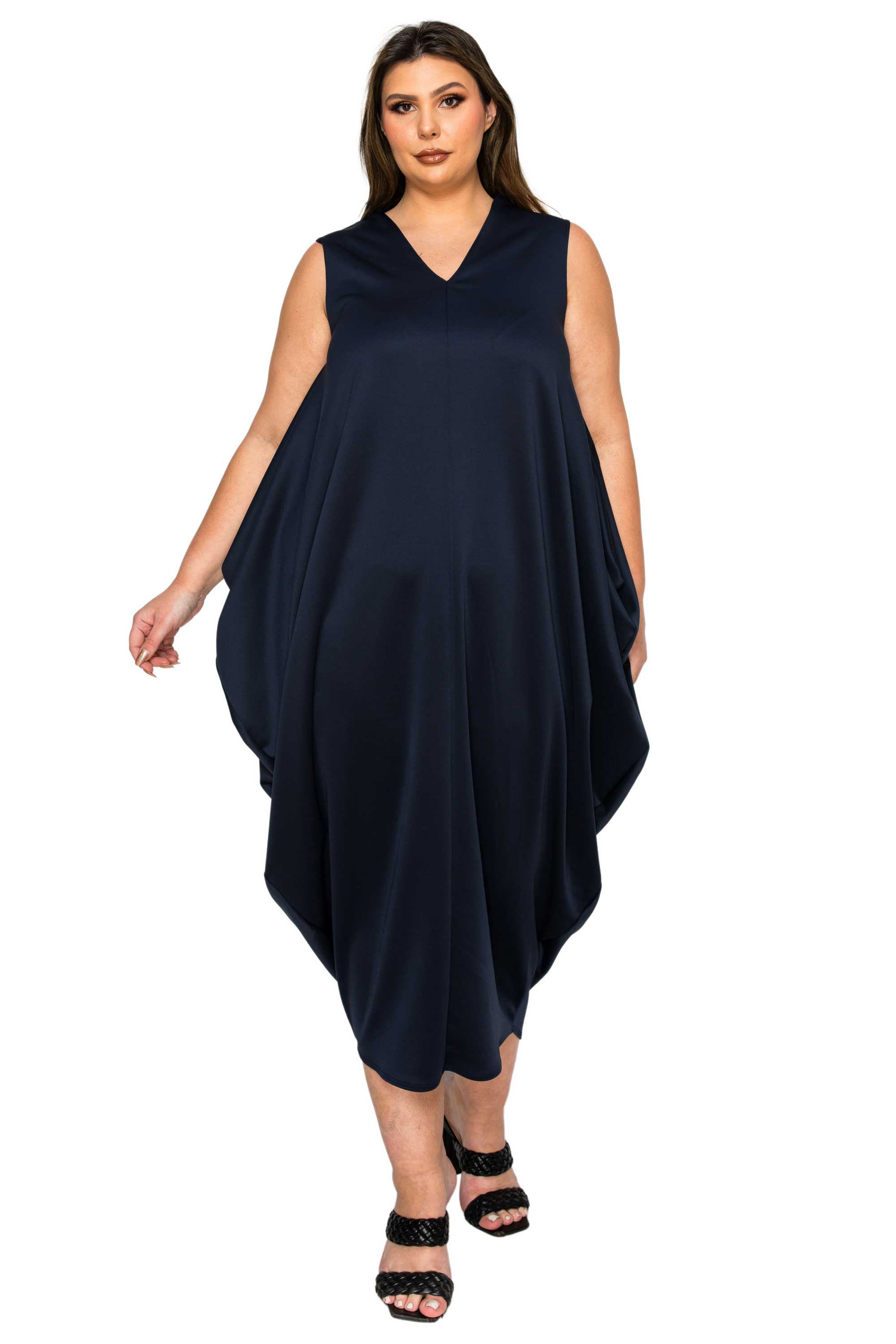 Clover Sleeveless Bubble Hem Dress