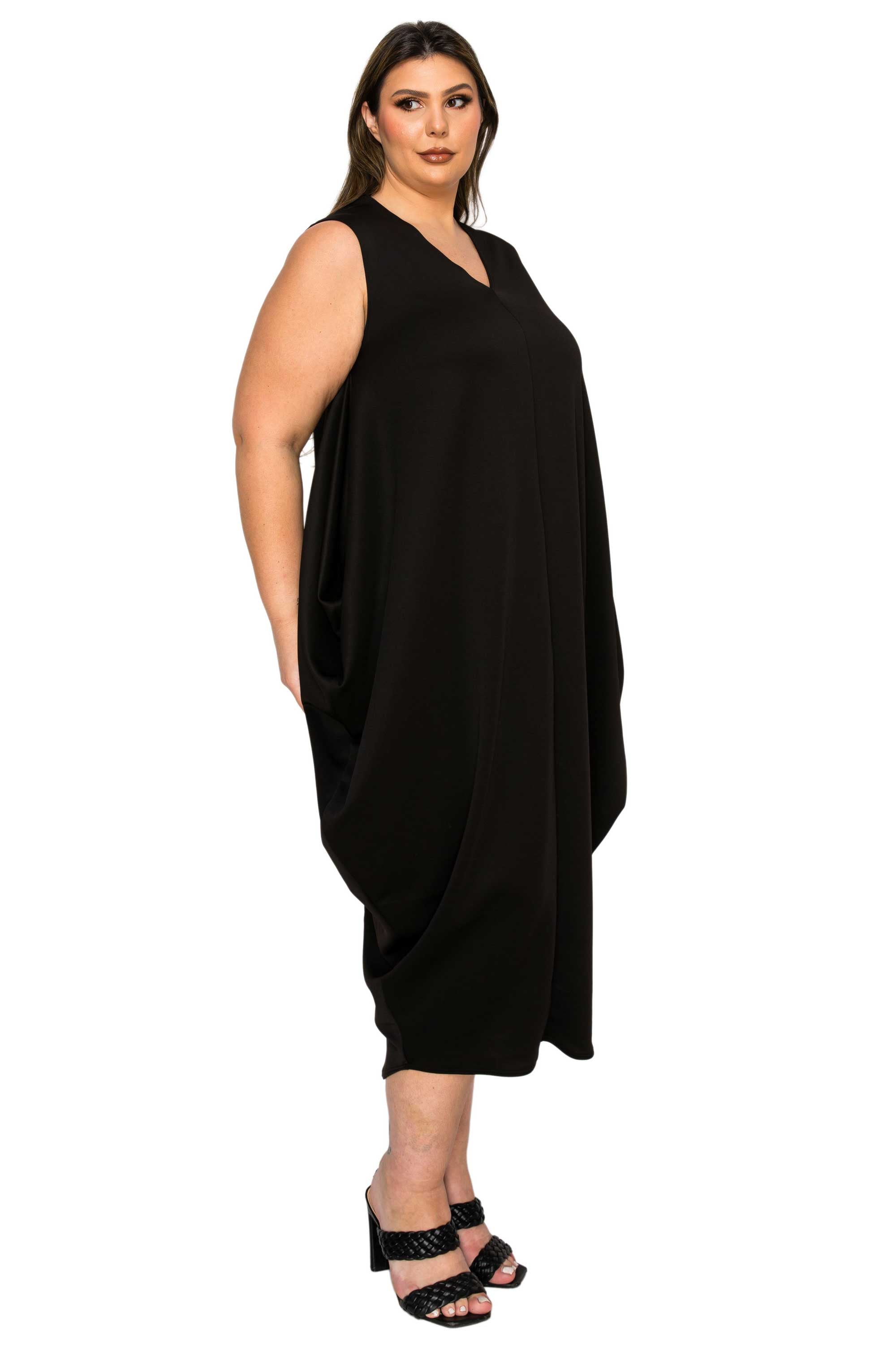 Clover Sleeveless Bubble Hem Dress