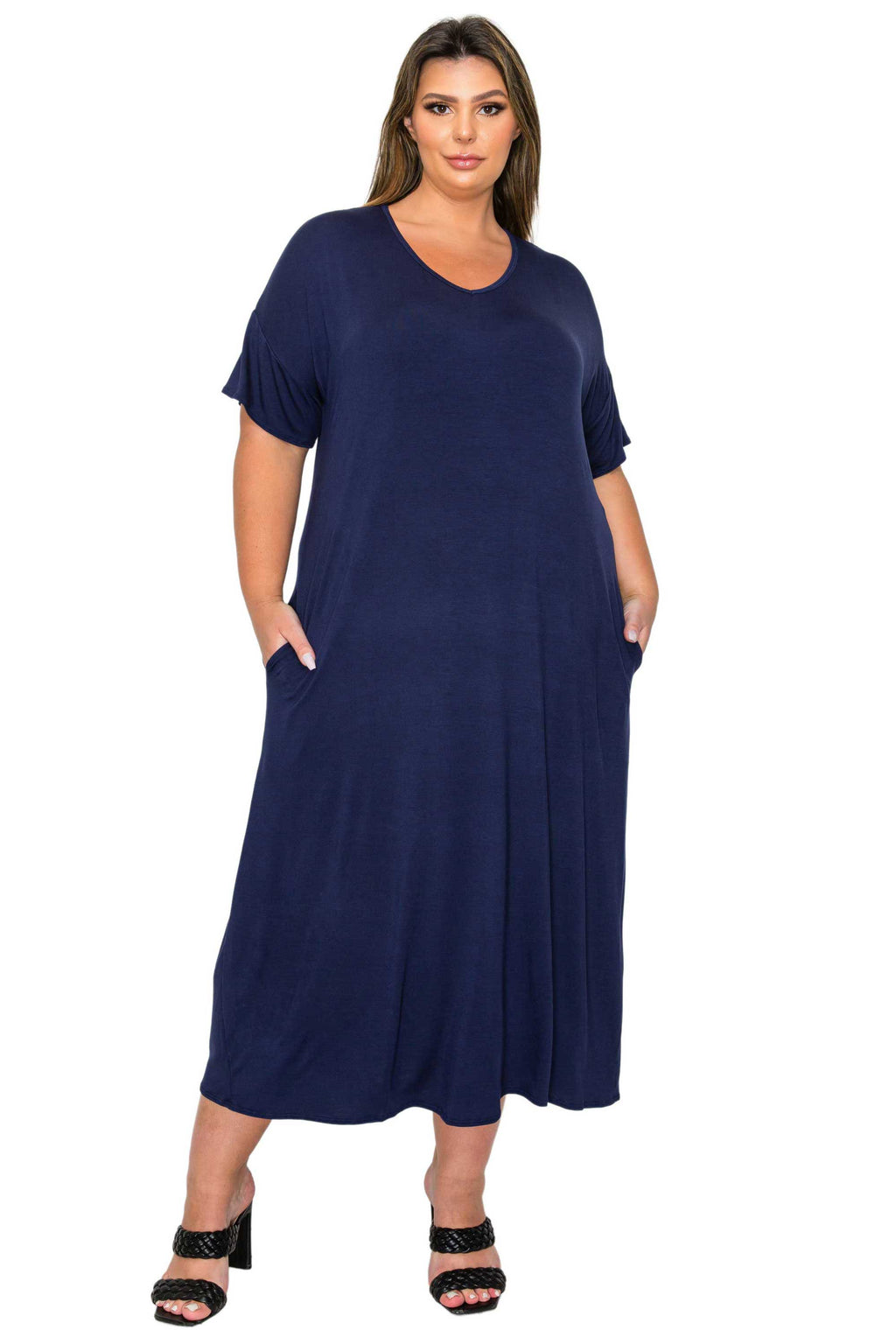 Olivia Pocket Midi Dress