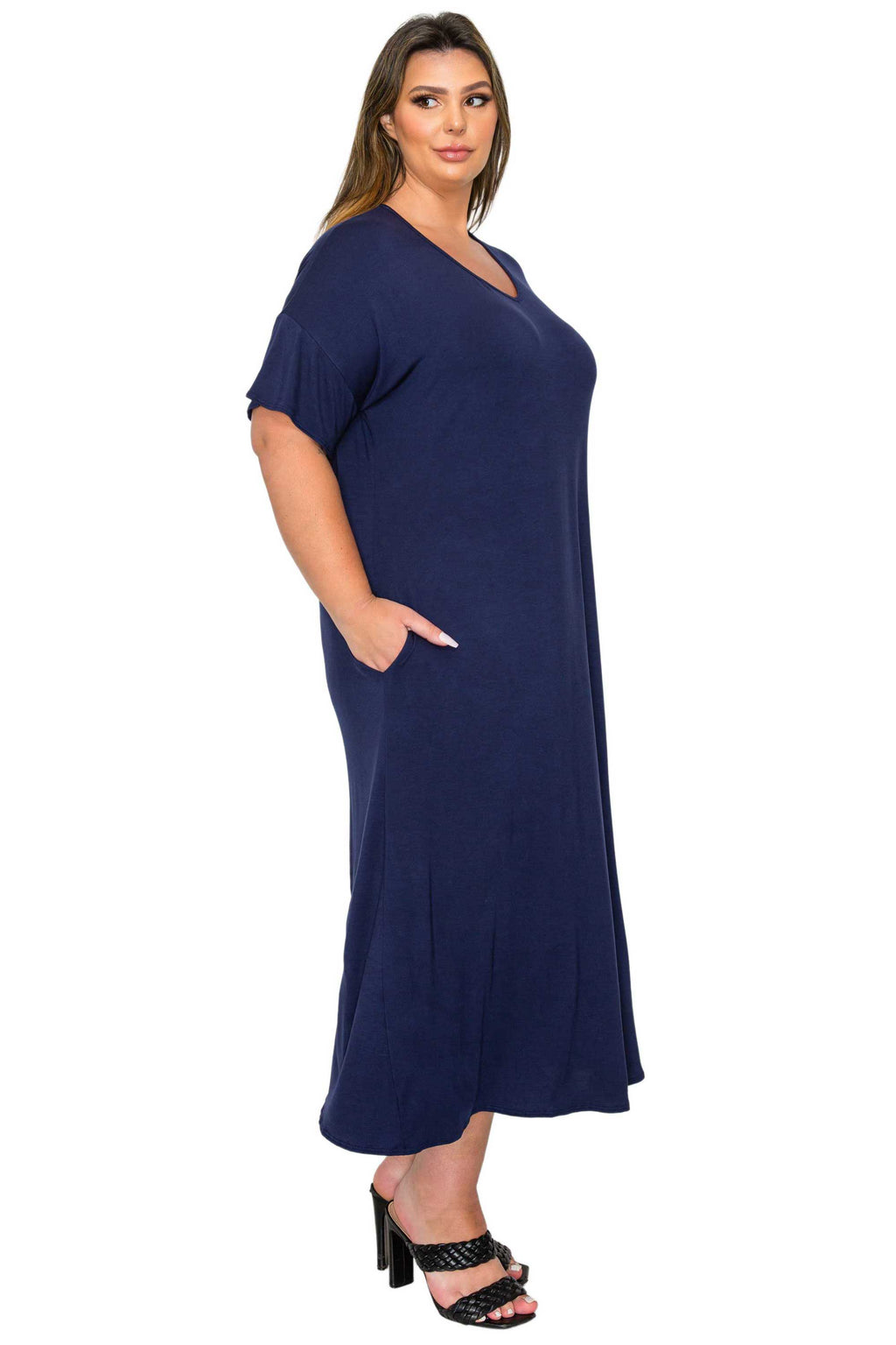 Olivia Pocket Midi Dress