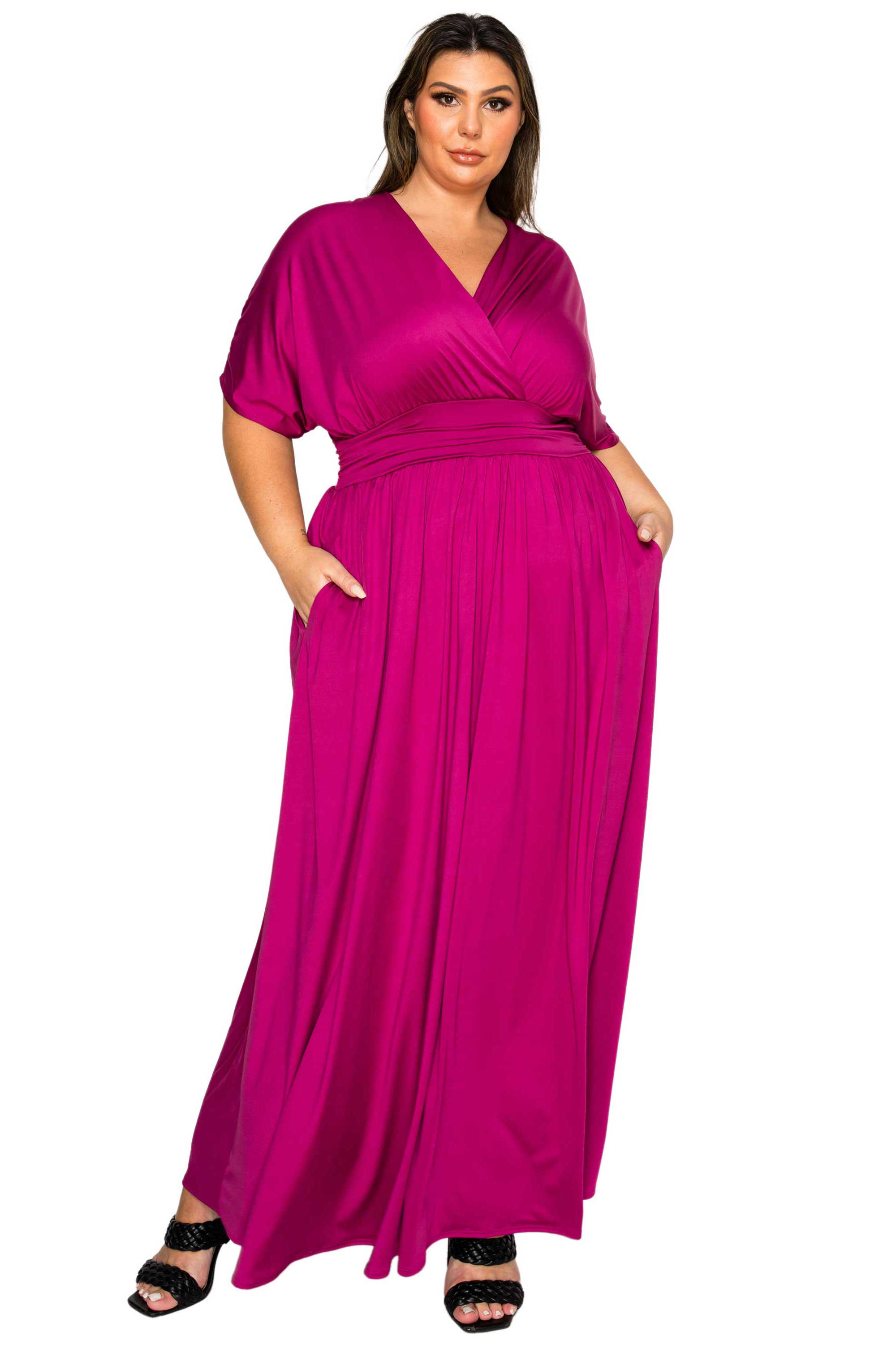 Raffi Empire Waist Pocket Maxi Dress