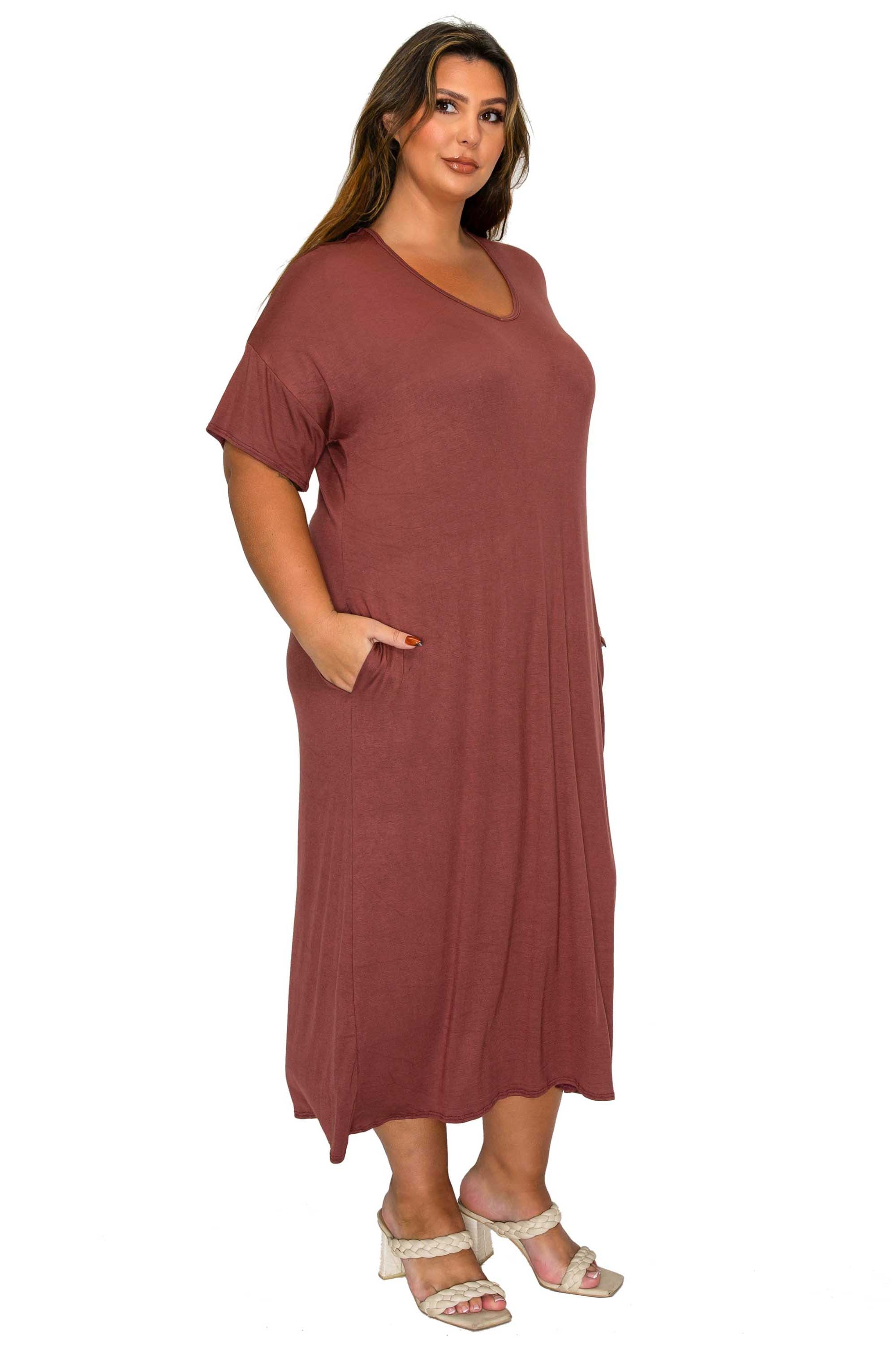 Olivia Pocket Midi Dress
