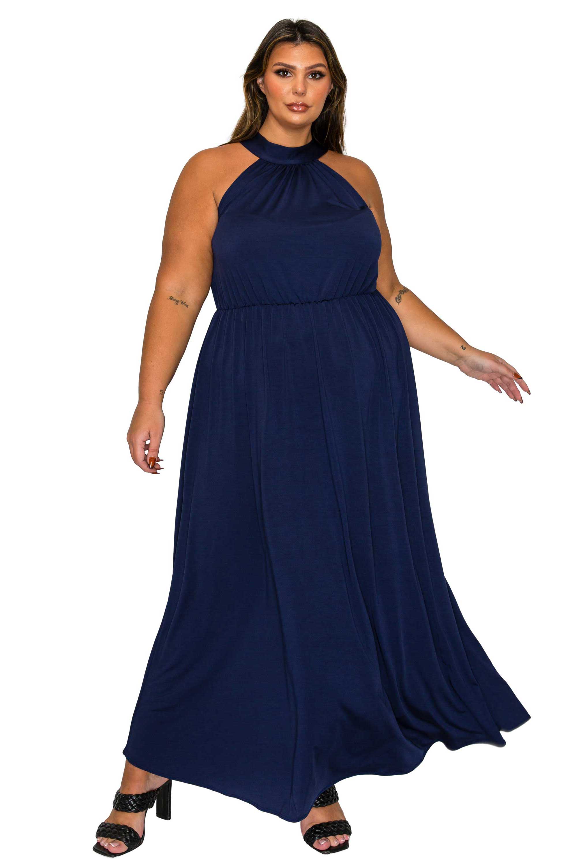 Cassia Halter Neck Dress