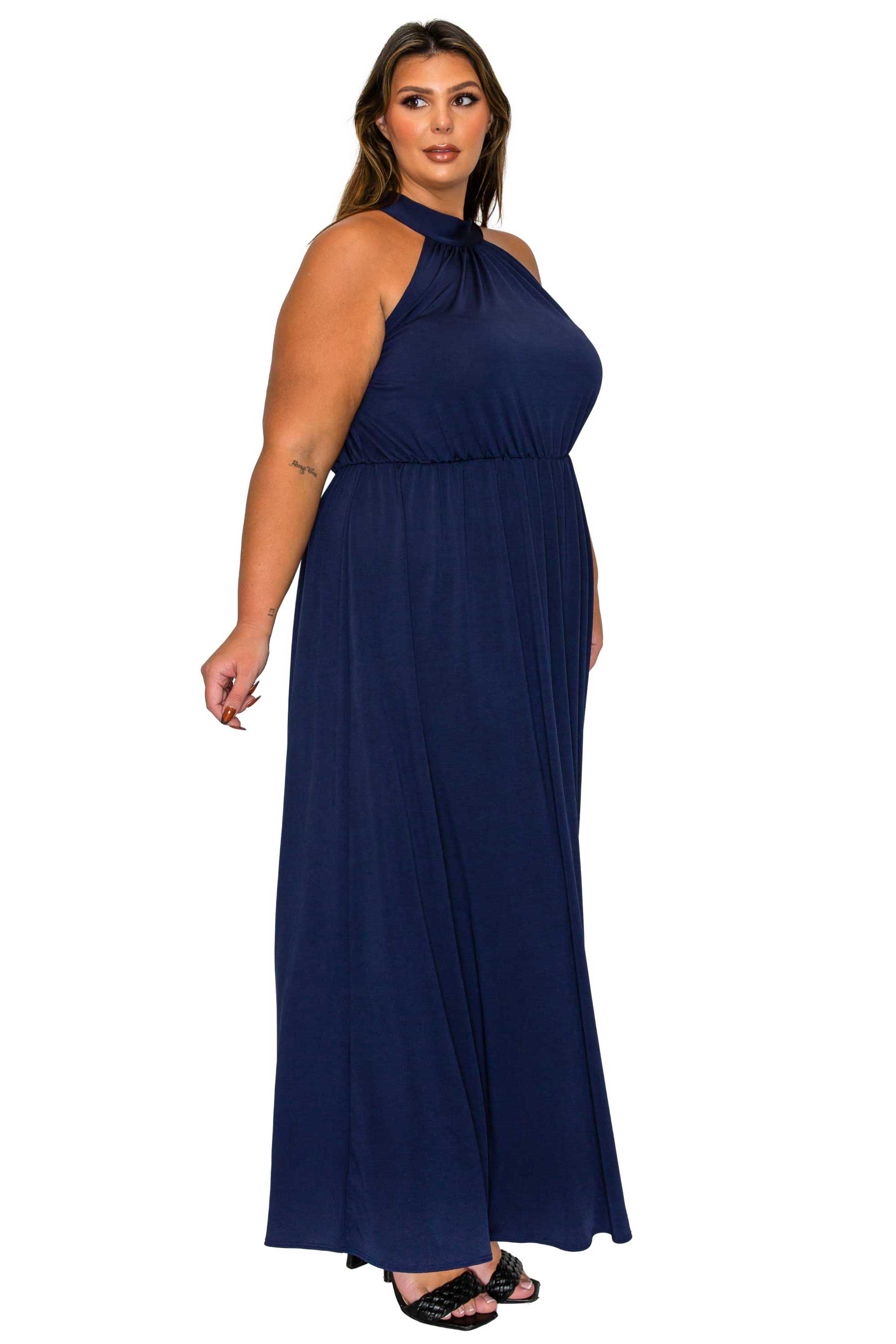 Cassia Halter Neck Dress