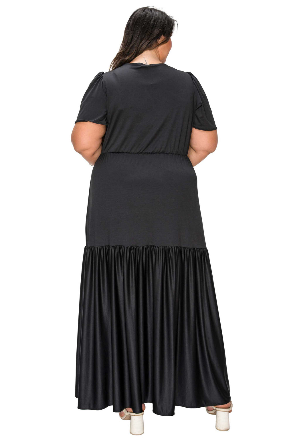 Violetta Tiered Surplice Dress