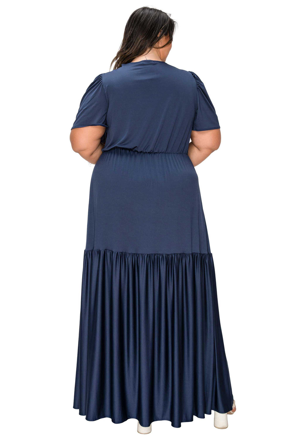 Violetta Tiered Surplice Dress