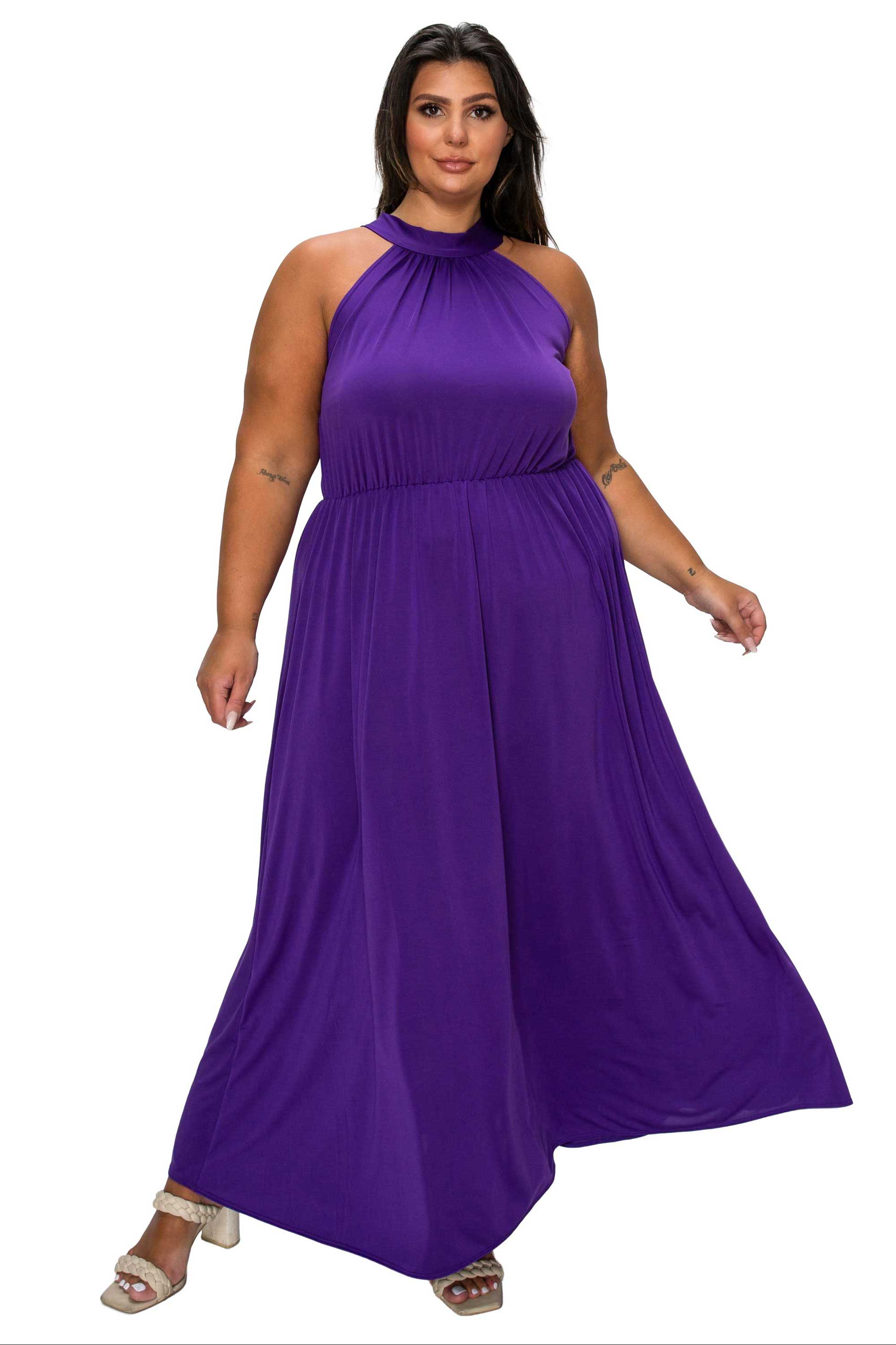 Cassia Halter Neck Dress