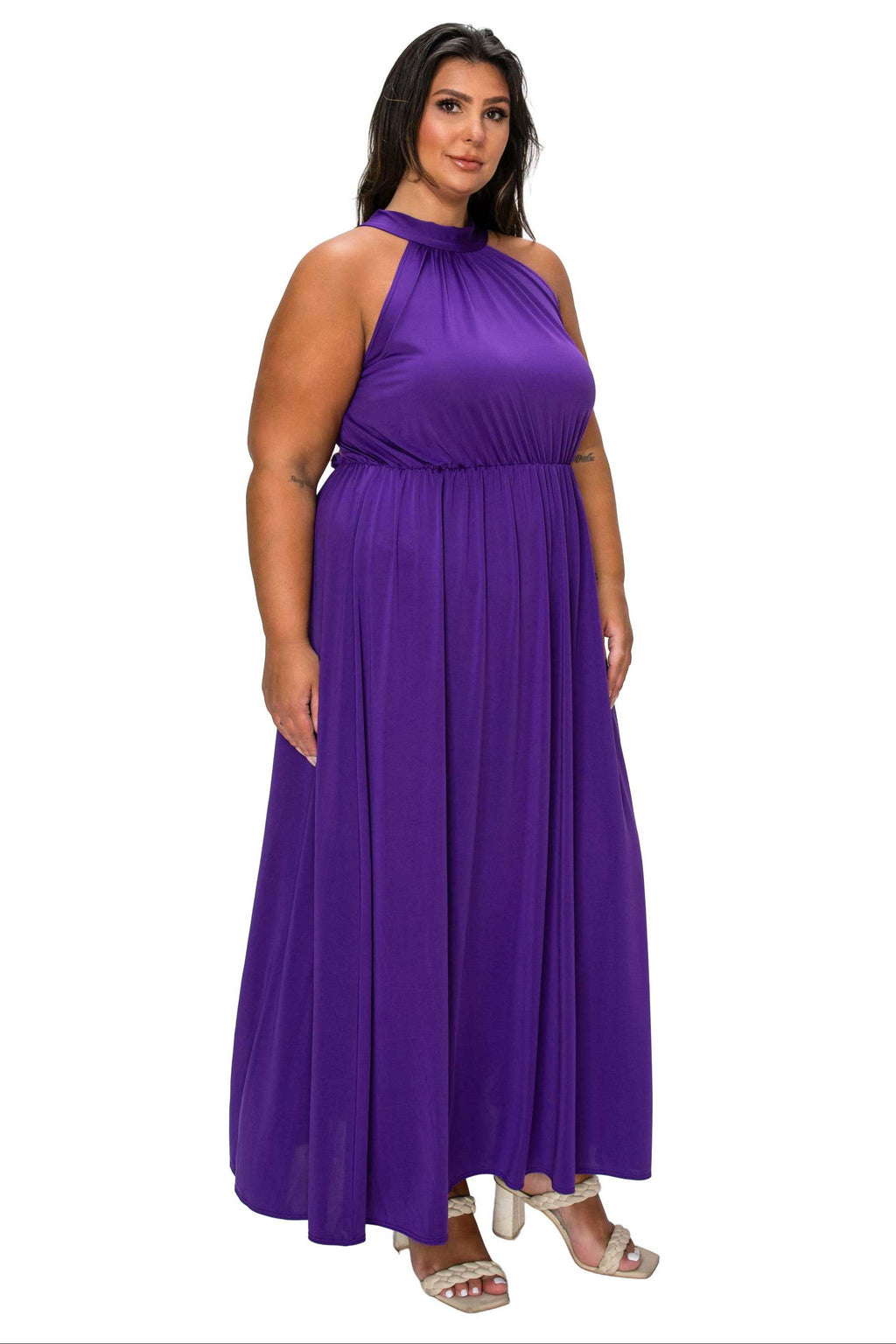 Cassia Halter Neck Dress