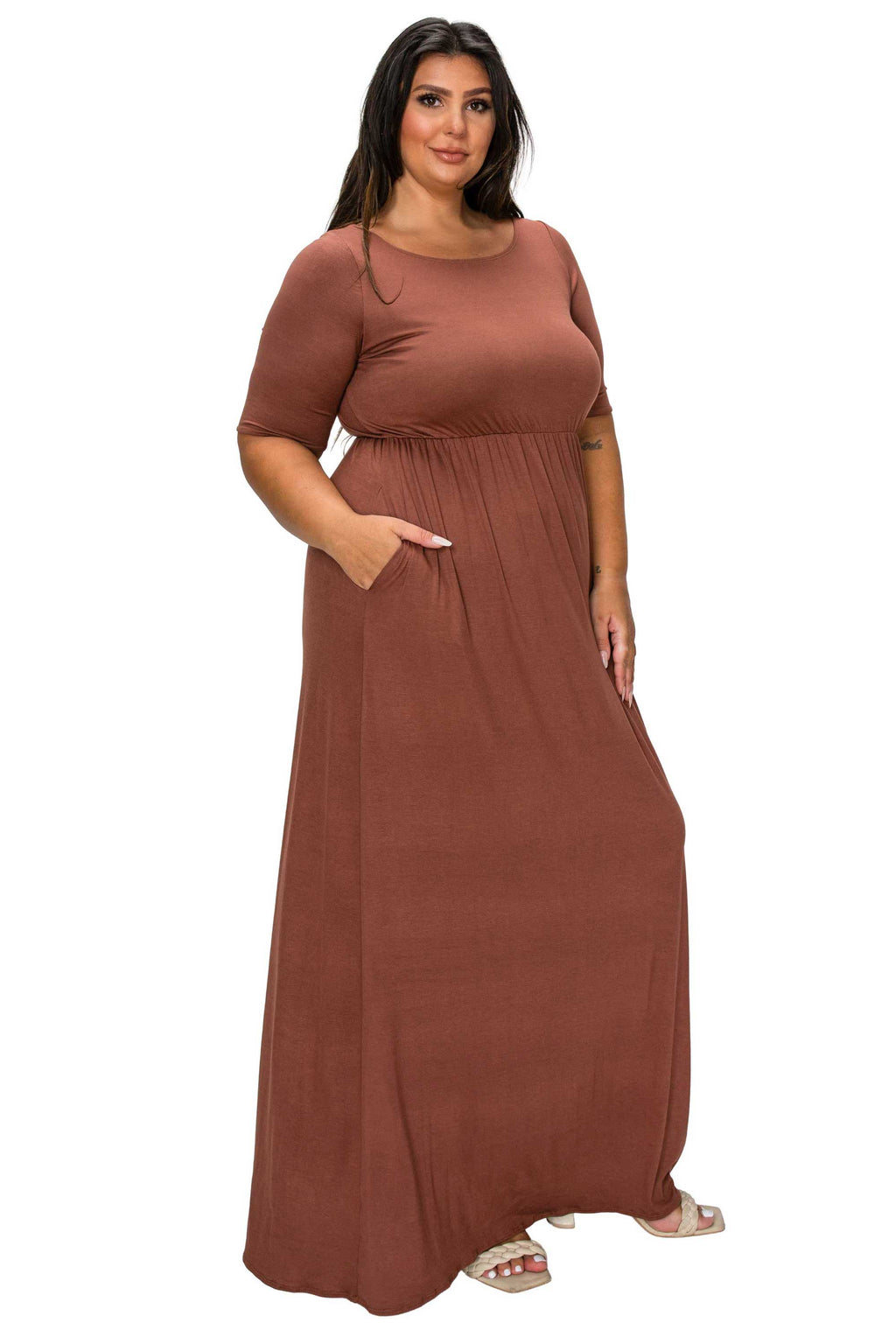 Eva Pocket Maxi Dress